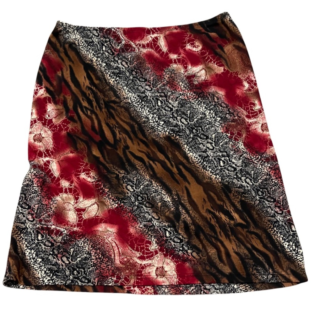 My Michelle Animal Print Skirt